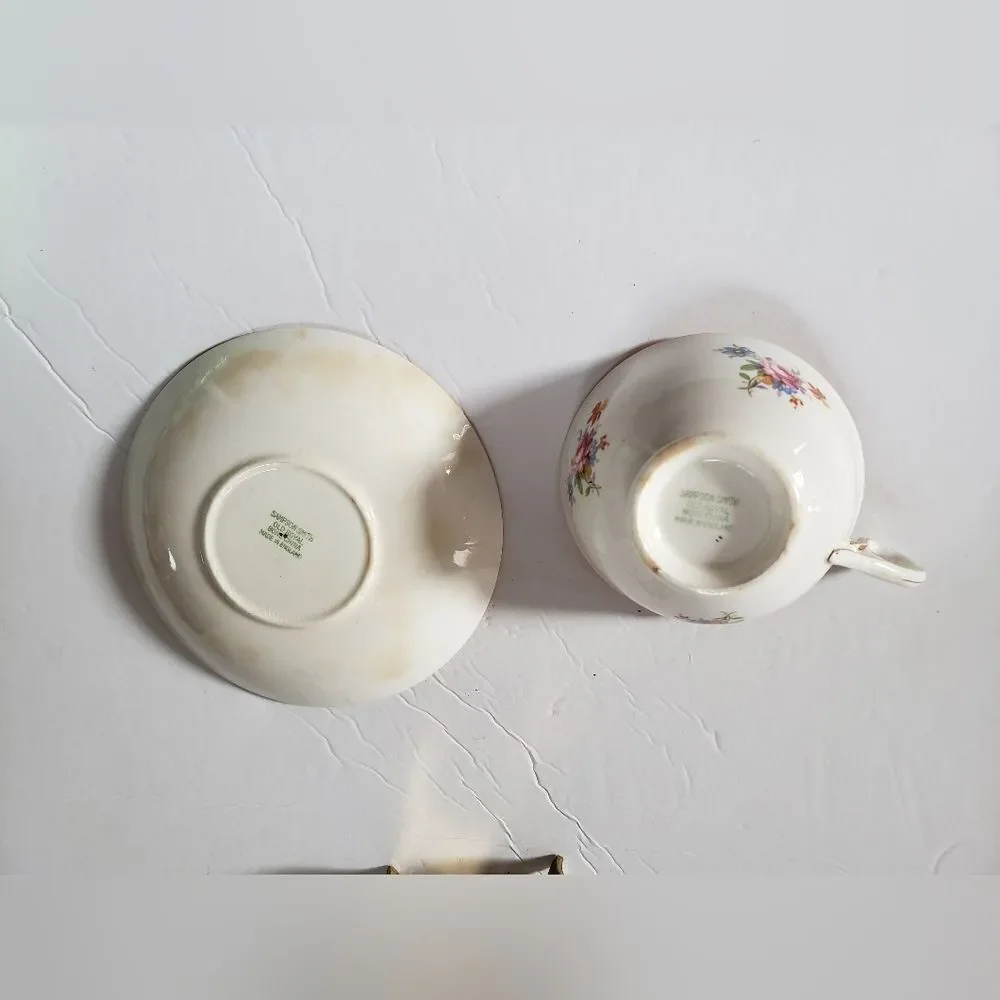 Sampson Smith Old Royal Bone China Cup & Saucer